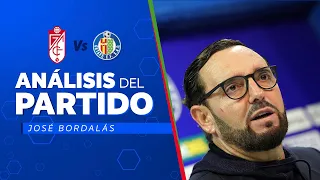 Rueda de prensa de Bordalás tras el Granada Getafe