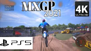 4K PS5 MXGP 2021 Career races