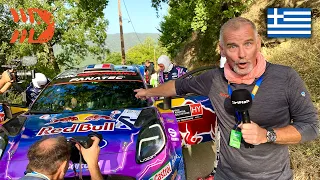 WRC Acropolis Rally Greece 2022 Saturday Start Interviews