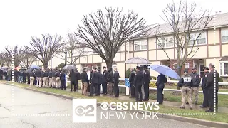 Hundreds attend wake for fallen NYPD Officer Jonathan Diller