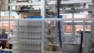 Empty bottle palletizer 18000bph