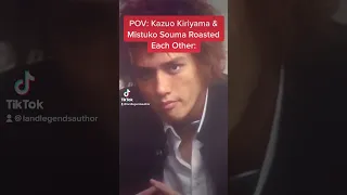 POV: Kazuo Kiriyama & Mistuko Souma Roasted Each Other! | LogoSeekCreator