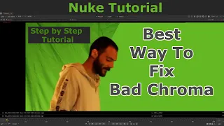 How To Remove/Clean Bad Green Screen or Chroma || Best way To Fix Bad Green Chroma || Nuke Tutorial