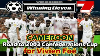 [PS2] Winning Eleven 7(PES3) 🇨🇲Cameroon All Goals in 2003 Confederations Cup