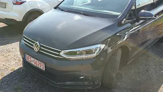 Получаем с площадки аукциона VW Touran 2.0 TDI DSG Comfortline 2018 года.