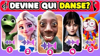 Devine qui DANSE🎶💃devine la CHANSON | Elsa,Tenge, Skibidi Toilet, Mercredi, Sonic vs Mario,John Cena