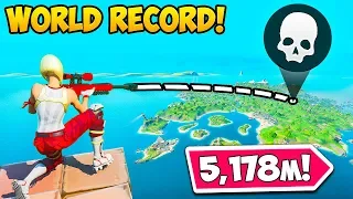 *WORLD RECORD* LONGEST KILL! (5,178M) - Fortnite Funny Fails and WTF Moments! #862