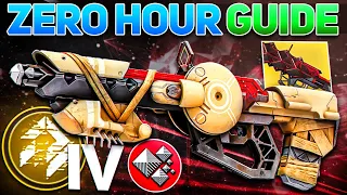 Zero Hour COMPLETE Guide (Intrinsic & Catalyst Puzzles) | Destiny 2 Into the Light