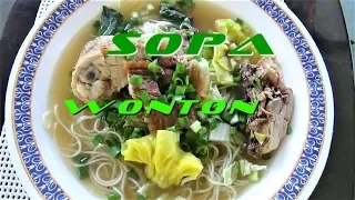 Sopa Wonton/Суп Вонтон/китайская кухня
