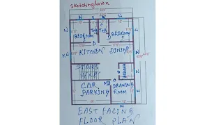 Floor plan II East facing