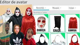 FIZEMOS O FACE PRETO, VERMELHO E BRANCO NO ROBLOX