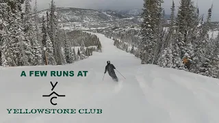 A Few Runs at Yellowstone Club