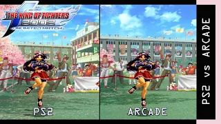 King of Fighters 2002 UM - PS2 vs Arcade (3D vs 2D Comparison) (60fps)