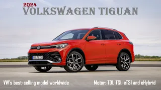 2024 Volkswagen Tiguan 👌 New Design, More Features &  Plug-in Hybrid Engine