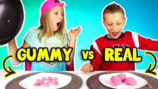 GUMMY vs REAL FOOD 3!