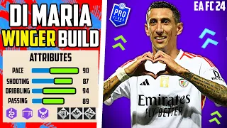 THE MOST *SKILLFUL* DI MARIA WINGER BUILD EA FC 24 Pro Clubs