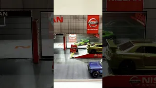 nissan showroom for hotwheels easy build diorama