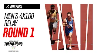 ATHLETICS | Men's 4x100 Relay - ROUND 1 - Highlights | Olympic Games - Tokyo 2020