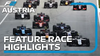 Formula 2 Feature Race Highlights | 2022 Austrian Grand Prix