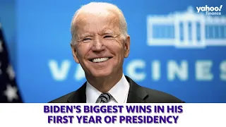Biden's biggest wins in his first year of presidency