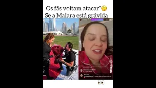 Os fãs perguntam de novo se Maiara está grávida do Fernando