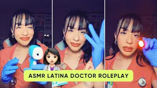 ASMR Latina Doctor Examines You Hospital Roleplay👩🏻‍⚕️Extremely Tingly!🙊 #asmr #medical #relaxing