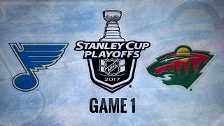 NHL 17 PS4. 2017 STANLEY CUP PLAYOFFS 100th FIRST ROUND GAME 1 WEST: STL VS MIN. 04.12.2017. (NBCSN)