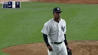 TB@NYY: Severino fans Morrison for his 10th strikeout