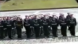 Russian Anthem played during Victory Day Parade rehearsal (1995)