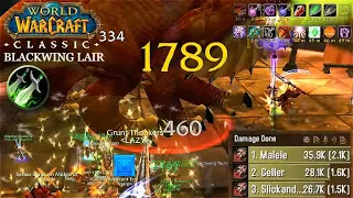 BIG Backstab Crits, BIG DPS | Blackwing Lair Rogue Daggers WoW Classic