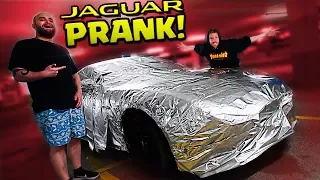 JAGUAR in ALUFOLIE PRANK!