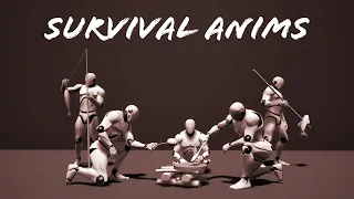 Survival Animations for Unreal Engine and Unity
