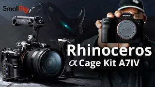 SmallRig "Rhinoceros" Advanced Cage Kit for Sony Alpha 7R V / Alpha 7 IV / Alpha 7SIII 3710