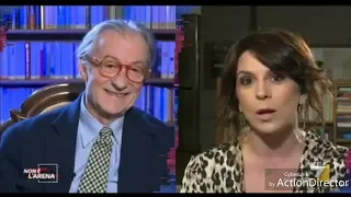 VITTORIO FELTRI sulla prof incinta dall'alunno 13enne. EPICO vs Sessuologa  Non é l'arena 17/2/19