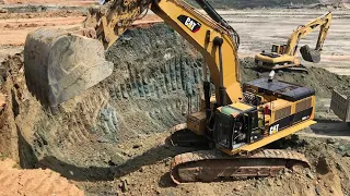 Caterpillar 385C Excavators Loading Mercedes & MAN Trucks - Sotiriadis/Labrianidis Mining Works