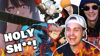 Rapper REACTS To ANIME OPENINGS For The FIRST TIME!