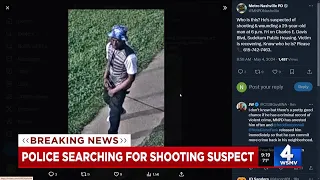 Police searching for shooting suspect