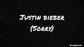 Justin bieber - sorry (lirik Lagu)