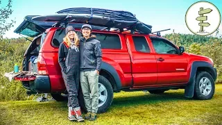 Extreme Minimalists Living Full-Time in a Pickup Truck Camper