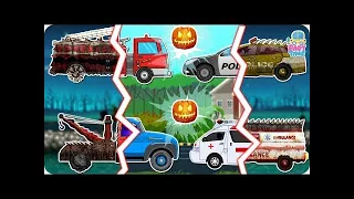 Good To Evil Transformation Emergency Vehicles | Police Car, Fire Truck, Ambulance, Tow Truck