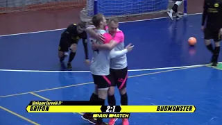 Огляд матчу I GRIFON 3 1 BudmonsteR І 22 01 2022 І Parimatch чемпіонат КФЛ Futsal