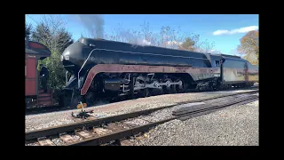 N&W 611 and N&W 475 at the Strasburg Railroad (11/12/22)