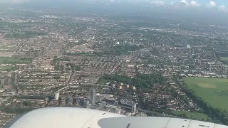 KLM  KL1007 LANDING AT LONDON HEATHROW