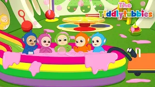 The Race | Tiddlytubbies | Video for kids | WildBrain Little Ones
