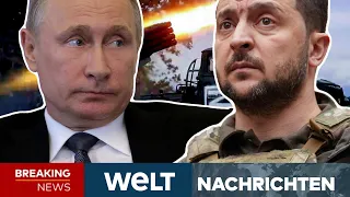 PUTINS KRIEG: Massiver Dauerbeschuss der Russen – Selenskyj überrascht mit Besuch | WELT Newsstream