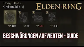 Elden Ring - Beschworene Geister verbessern Guide deutsch | Gerufene Verbündete verstärken