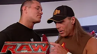 Randy Orton & Shawn Michaels Backstage Segment Before Judgment Day RAW May 14,2007