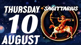 SAGITTARIUS ♐ YOU'RE RECEIVING A SIGNIFICANT AMOUNT OF MONEY🤑 ❤ HOROSCOPE FOR TODAY August 10, 2023