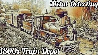 Metal Detecting 1880's Train Depot