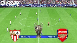 FC 24 | Sevilla vs Arsenal - UEFA Champions League - PS5™ Gameplay